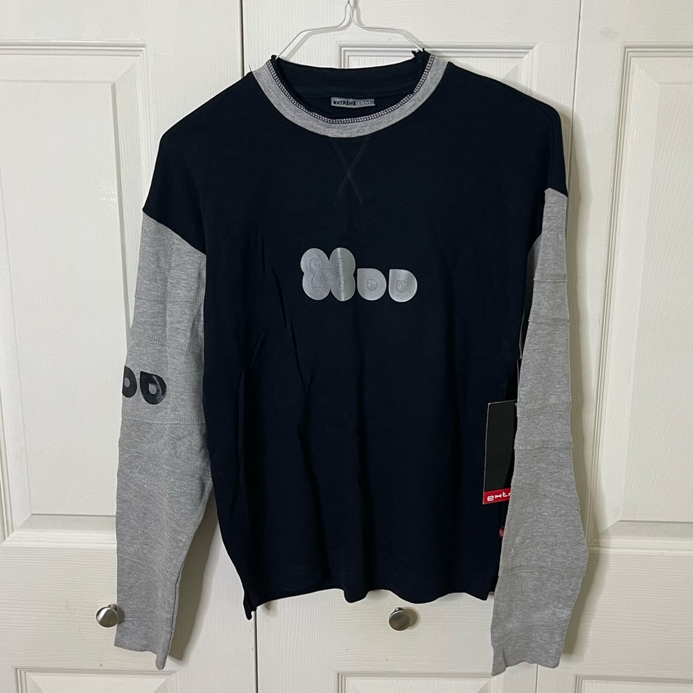 Vtg Extreme Zone Boys Long Sleeve Shirt Youth Size Large